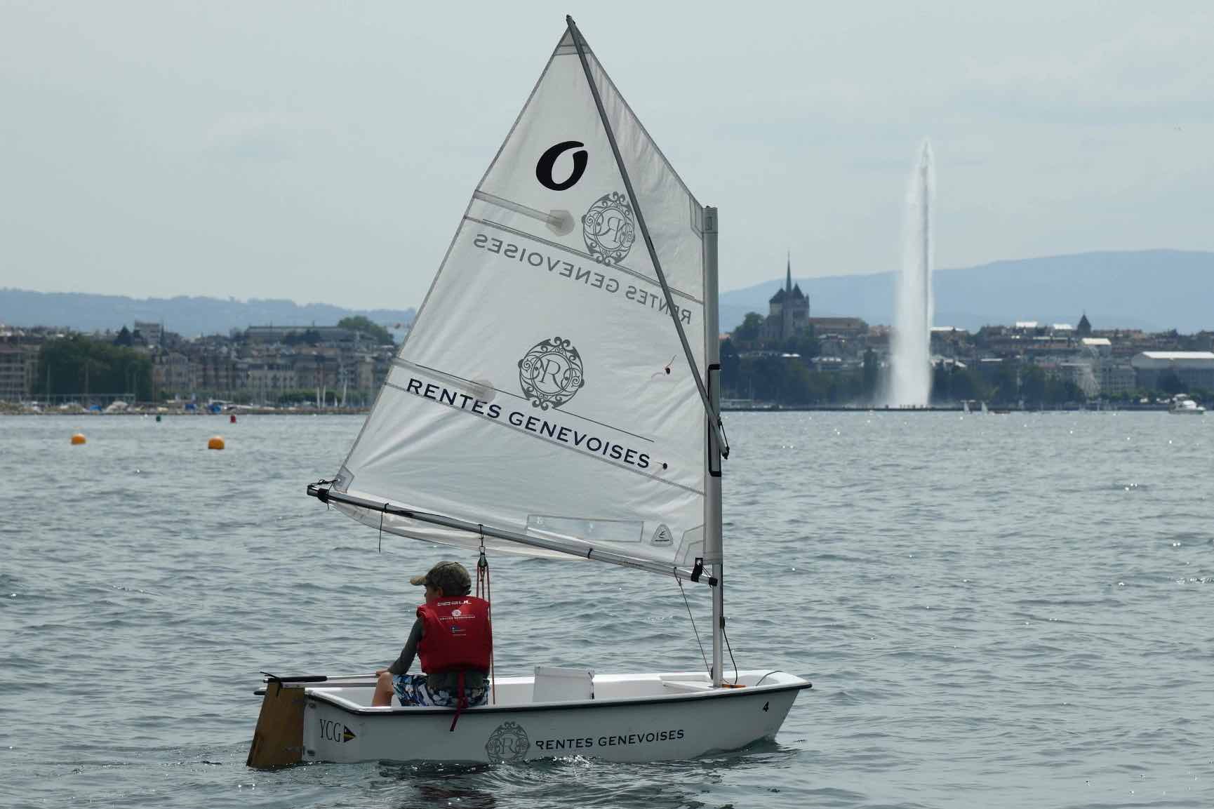 Optimist du Yacht Club de Genève